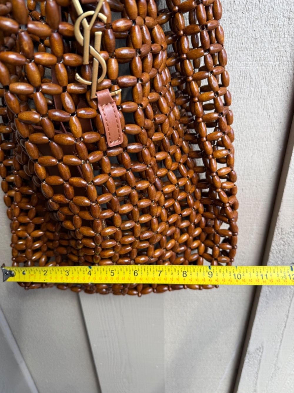 YSL Wooden Bead tote bag LE (read description) - Picture 3 of 11